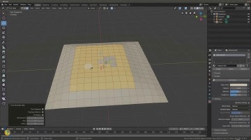 A very basic island Blender 2.8