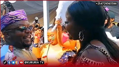 Muigai wa njoroge and wife grand entrance during ruracio