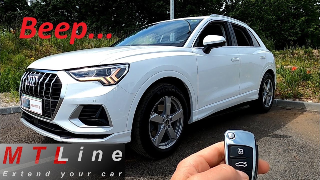 Audi Q3, MY2019 lock/unlock beep confirmation activation vključitev