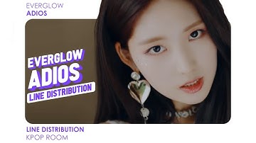 EVERGLOW - Adios | Line Distribution 