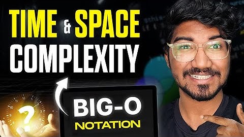Time and Space Complexity COMPLETE Tutorial - What is Big O? | Tamil