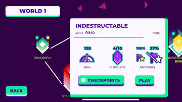 The Impossible Game 2 - Indestructable (No Checkpoint Run)