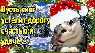 ☕🍰💗Наидобрейшего зимнего  утра!🎄❄Благословенного дня💗Красивая музыкальная открытка