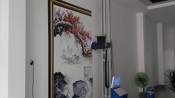 máy in tranh 3d lên tường.