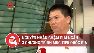 Nguyên nhân chậm giải ngân 3 chương trình mục tiêu quốc gia | Truyền hình Quốc hội Việt Nam