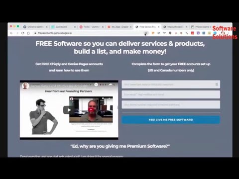 Imbuto Tutorial con le pagine Genius e Chirply