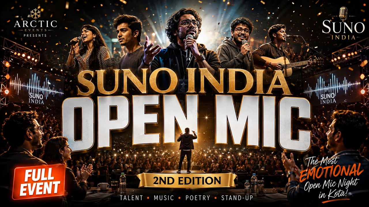 SUNO INDIA OPEN MIC – 2nd Edition | "Bhai, Mai Theek Hu!" | Official Aftermovie | Arctic Events