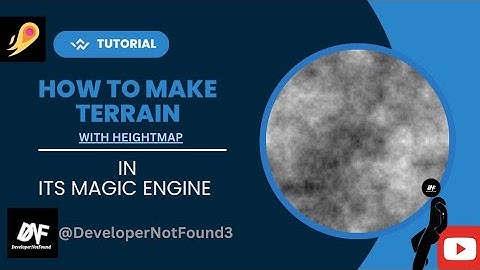How To Make Terrain | With HeightMap | In It