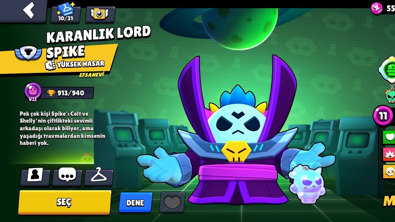 KARANLIK LORD SPİKE / BRAWL STARS 