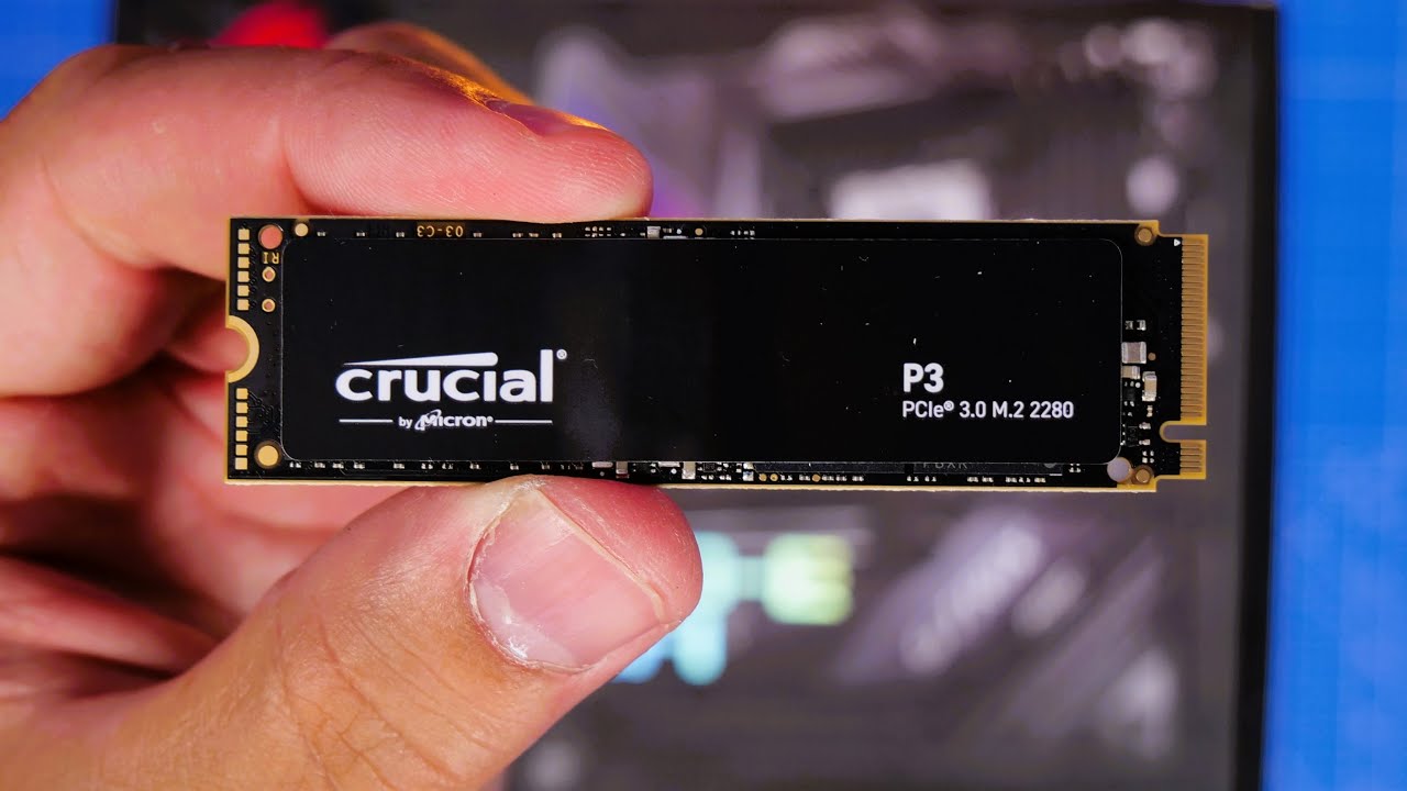 How to install Crucial P3 NVMe SSD and test it 