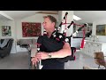 Glasgow City Police Pipers. Duncan MacRae bagpipes SL10