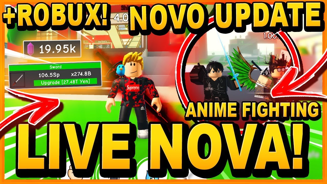 Live Nova Robux Shanks Nova Atualizacao Data No Anime Fighting Simulator Frango - tudo da nova atualizacao no saber simulator roblox by marcos drumom