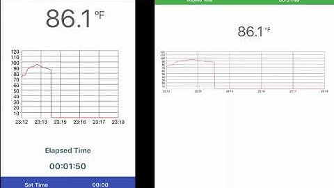 Thermomeater iOS App Thermometer Wireless Connection