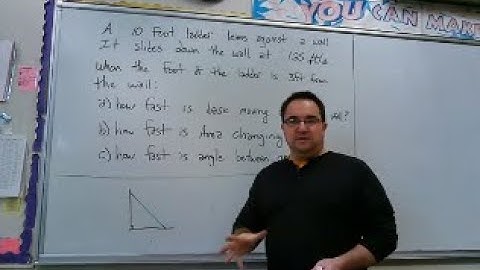 RR vid4: The Ladder Problem