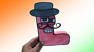 Paper Craft FRENCH Alphabet Lore L | Crazy Mix Lore Alphabet Lore
