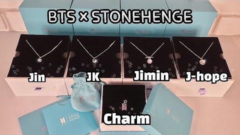 BTS×스톤헨지 목걸이 언박싱 Unboxing BTS×STONEHENGE Necklace