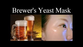 Beer Yeast Mask Rejuvenating Glowing facial mask