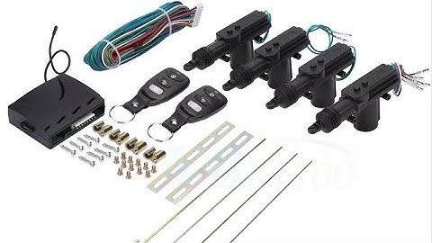 Cheap eBay central lock install