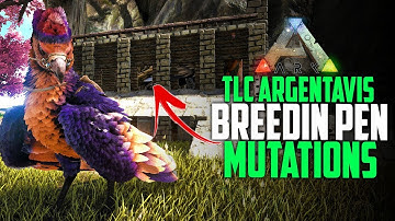 NEW TLC ARGENTAVIS BREEDING PEN + COLOR MUTATIONS! Ark Survival Crystal Extinction E7