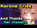 【ENG Sub】Inugami Korone - Gets Emotional and Cries