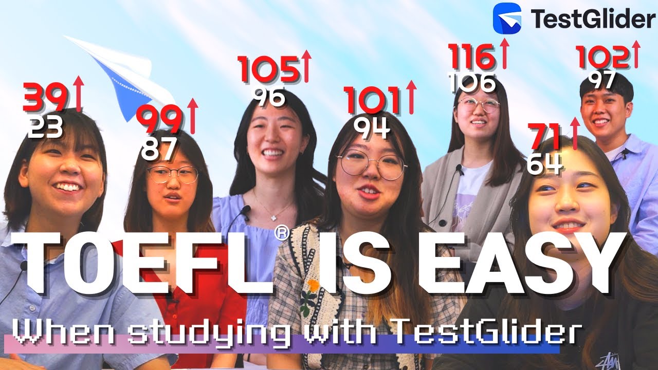 What score can you get in the TOEFL when using only TestGlider