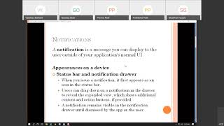 Mobile App Development Lecture 23 2020-10-14
