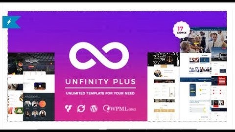 Unfinity Plus | One Page Multi-Purpose WordPress Theme | Themeforest Templates