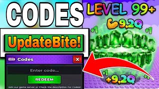 All* Secret *[UPD6] +1 Bite Per Click Codes | Codes for [UPD6] +1 Bite Per Click Roblox  2026