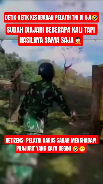 KASIAN PELATIHNYA NGAJARIN BEBERAPA KALI😁 #tni #tnialsurabaya #military #tnidihatirakyat #trending