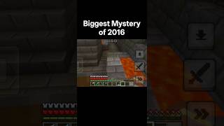 POV: Biggest Mystery of 2016 ☠️🥶#minecraft #shorts #14august #1millionviews #dailouge