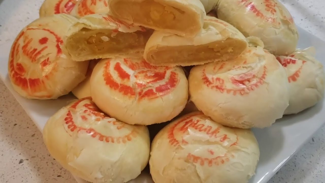 Banh Pia Durian Mung Bean Cake Recipe榴莲酥