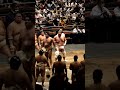 【照ノ富士 - 霧島】横綱、大関のぶつかり稽古【稽古総見】#Shorts