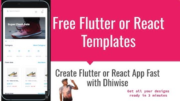 Creating a Flutter App Fast with DhiWise Templates in 2023: Focus on Business Logic