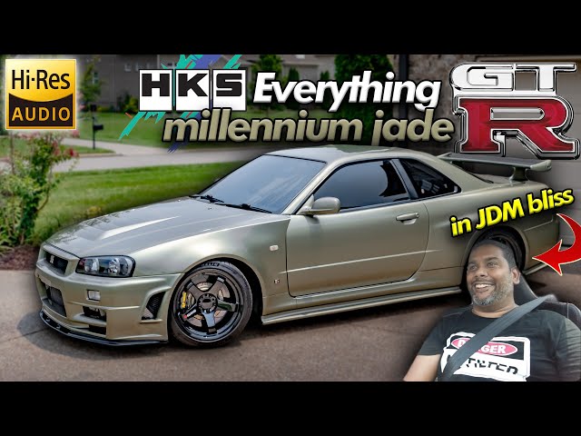 イノモデルR34 V-Spec II Nür Millennium Jade Detailing a Millennium Jade R34 GTR VSpec II Nur - YouTube