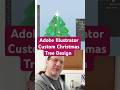 Adobe Illustrator Tutorial | Christmas Tree Design #graphicdesign