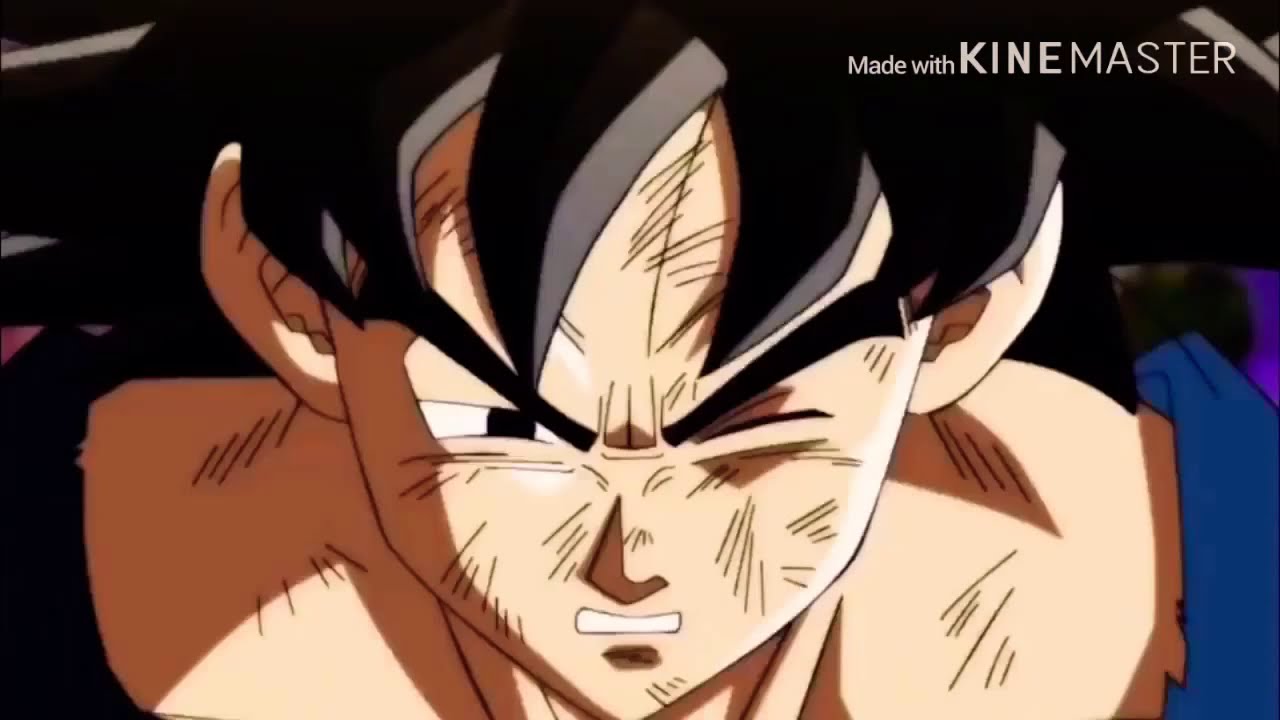 Gokus first time using ultra instincts YouTube