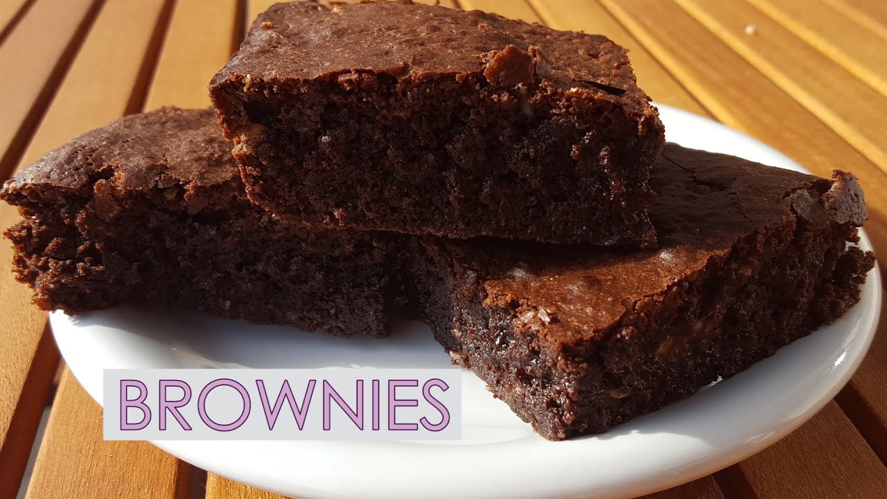 Como hacer brownies caseros