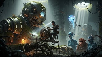 Aliens Let a Human Touch the Guardian Robot as a Joke — But the Titan Only Accepted Him... SCi-Fi