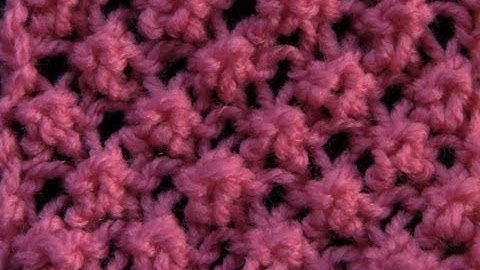 Raspberry Stitch or Trinity Stitch