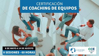 Invitación a la Certificación en Coaching de equipos por Damian Goldvarg