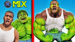 Mixing FRANKLIN And HULK In GTA 5 (Strongest)