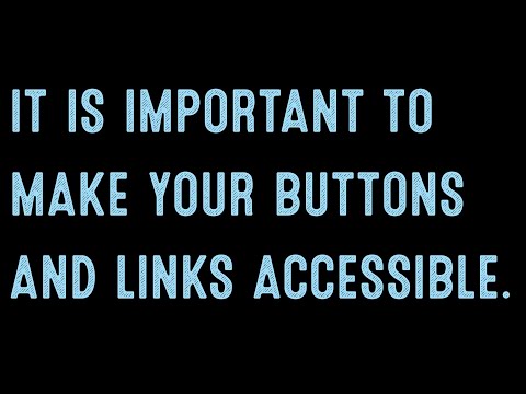 Coding for Beginners: Making Buttons and Links Accessible