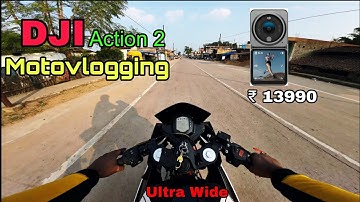 Dji Action 2 Motovlogging । Best Budget Action Camera । Best for Motovlogging.