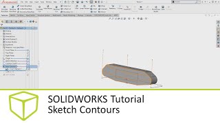 SOLIDWORKS Tutorial - Sketch Contours