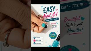 Easy drip nail art for beginners💅Trendy beginner nail design tutorial✨ #nailart #art #viral #shorts