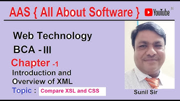 Compare XSL and CSS in Web Technology in BCA  #bca #xsl #css #Computer #Application #web #technology