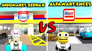 INDOMARET ZEDDAX VS ALFAMART ENCES..!! - Roblox Bloxburg Zeddax Eps 4