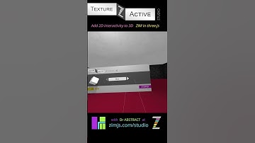 Use a Stepper on 3D surfaces in #threejs with #ZIMjs #TextureActive  #3D #VR #virtualreality