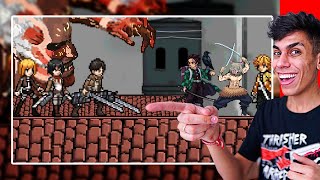 ATTACK ON TITAN VS DEMON SLAYER 𝗡𝗢 MUGEN !! ‹ Ine Games ›