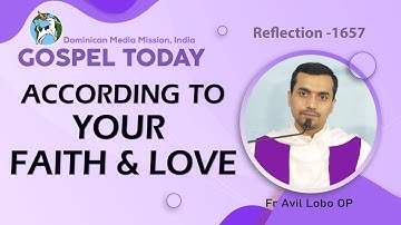 02/12/2022 | Reflection 1657  | Fr Avil Lobo OP | Matthew 9:27-31 || DMM